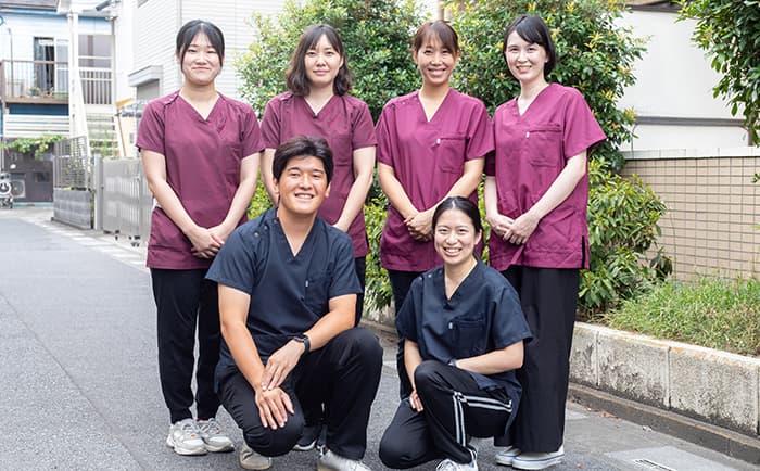 訪問看護ステーションいろどりスタッフ集合写真